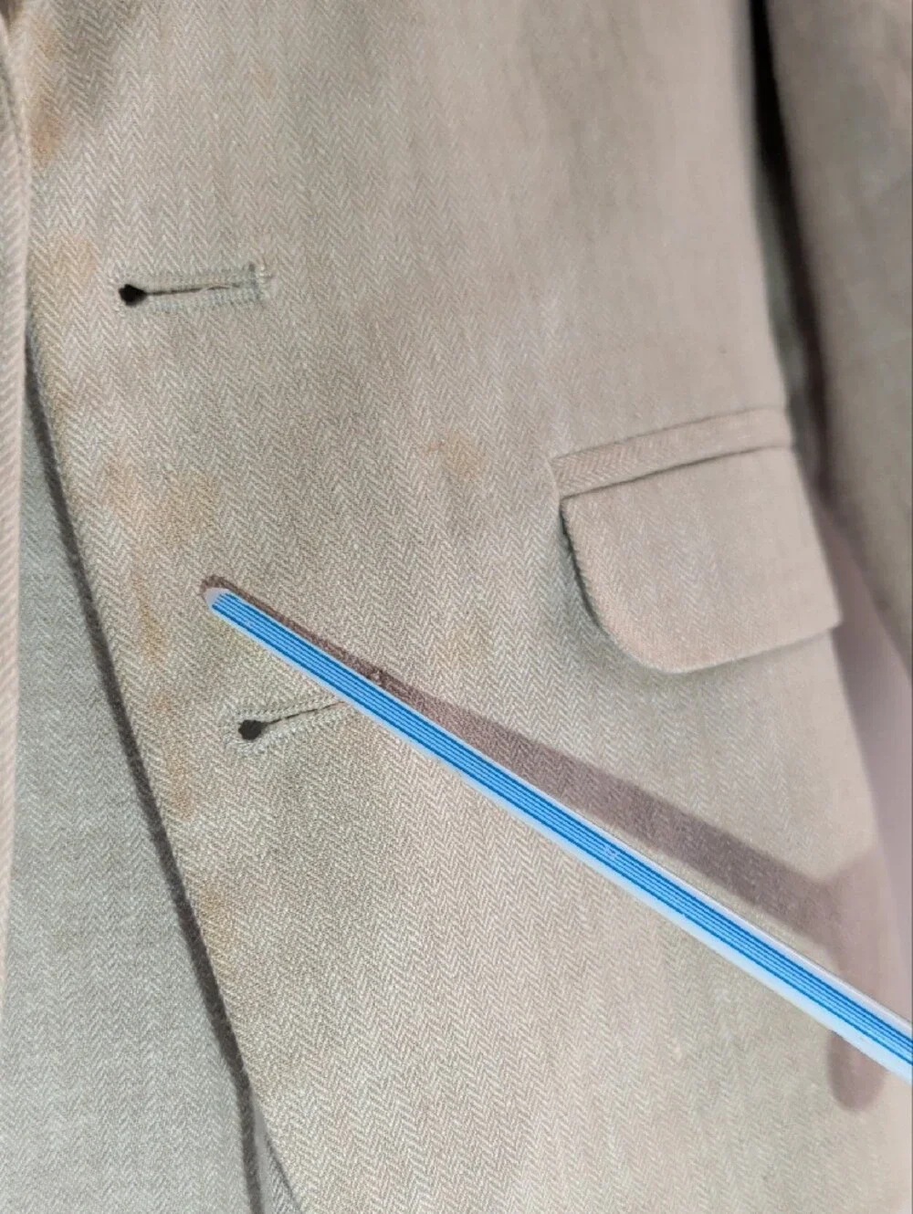Nautica Linen Blend Beige Boys Suit